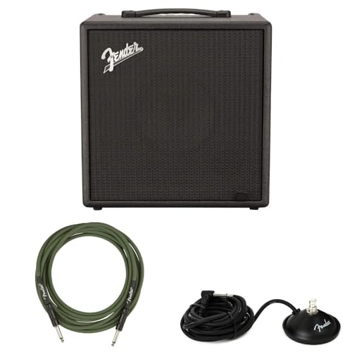 Fender Rumble LT25 Bass Amplifier Bundle with Fender Joe Strummer