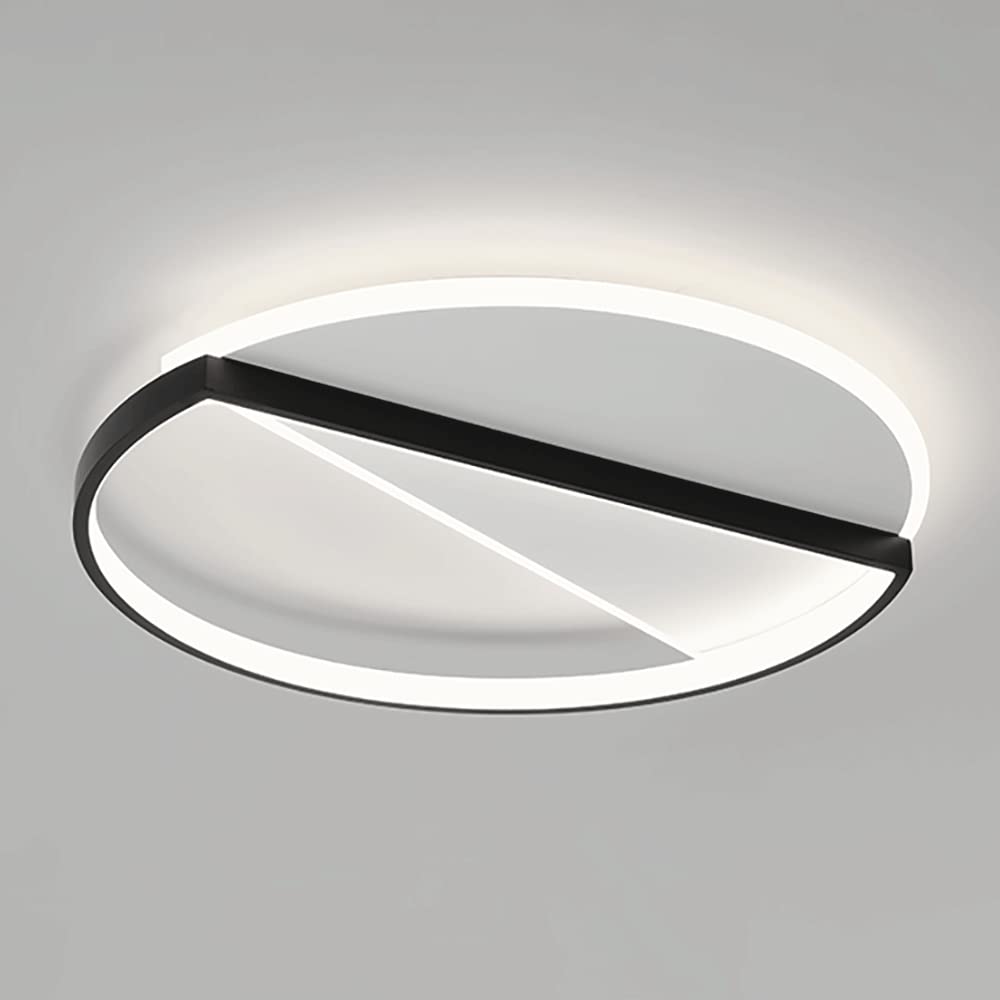 Lámpara de techo de sala de estar LED moderna de 6000K con pantalla blanca