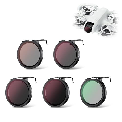 Kit de filtre ND pour DJI Neo avec verres multi-couches anti-rayures et cadre en aluminium