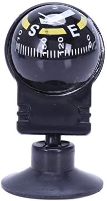 New Car Vehicle Floating Ball Magnetic Navigation Compass Black