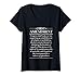 Womens 1st First Amendment U.S. Constitution Patriot V-Neck T-Shirt