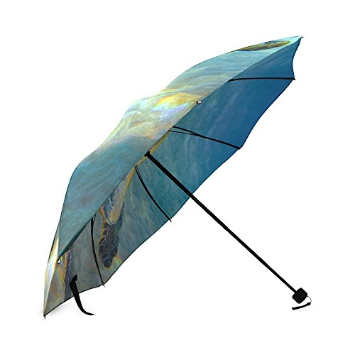 Best Friends/Sisters/Brothers Gifts Popular Lovely Sea Turtle Image 100% Fabric And Aluminium Umbrella #TOP2