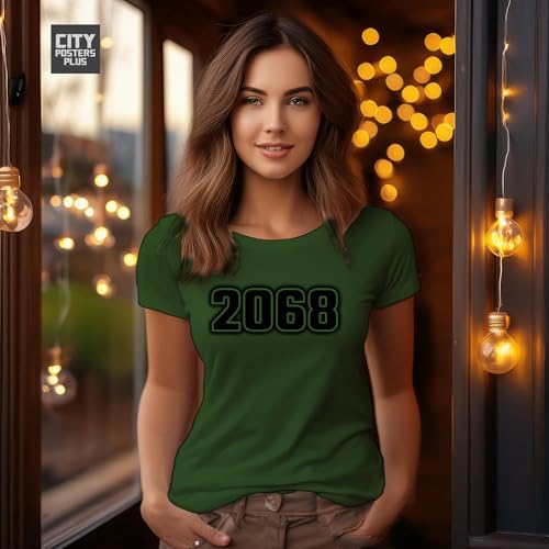 T-shirt femme 2068 vert olive : haut manches courtes en coton bio - 4