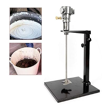 5 Gallon Pneumatic Automatic Paint Mixer Machine Air Mix Clip Paint Blender Paint Stirring Machine Height Adjustable for Viscous Liquid Ink Dye Chemicals Ink Coating Mix Tool Mixing Machine Coating