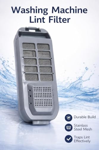 Image of Sanavya Washing Machine Magic Filter | Lint Filter /Dust Filter /Waste Collector /Drain Jali for Semi & Fully Automatic Washing Machines (Compatible for llyod. Height 21 Cm)