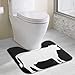 Produktbild Hoklcvd Cattle Beef Cattle Silhouette U-förmige Toilette Boden Teppich Rutschfeste Toilette Teppiche Badezimmer Teppich