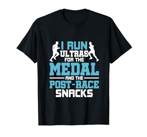 Medal & Post-Race Snacks - Ultra Runner Ultramarathon T-Shirt