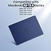 BlueSwan Compatible with MacBook Air 13 inch Case M5 M4 M3 M2 2026 2025-2022 Semi-Hard Matte Shell - Frosted Midnight, Mac 13.6 Protective Cover Anti-Crack, Anti-Fingerprint - A3449 A3240 A3113 A2681 #1