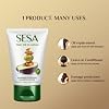 sesa Hair Oil in Lotion Non-Sticky Oil Replacement Bhringraj & 17 Ayurvedic Herbs with 7 Nourishing Oils & Vitamin E All Hair Types NO Mineral Oil 100 ml (Pack of 1) Hair Oil in Lotion 100ml