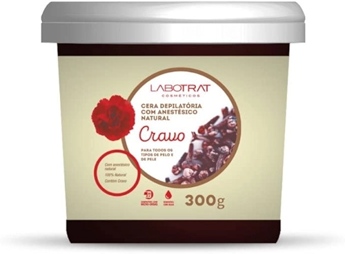 Labotrat Cera Depilatoria Cravo Anestesica 300G