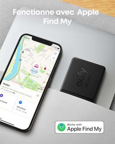 Carte SmartTrack eufy Security lot de 1 compatible Apple Find My iOS uniquement recherche de téléphone étanchéité jusqu'à d'autonomie épaisseur 2 4 mm Android non pris en charge - vue 4