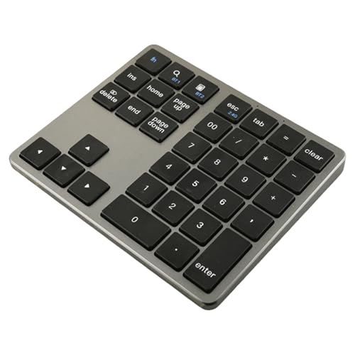 Teclado de números pequeños mecánico e inalámbrico de 35 teclas para una escritura silenciosa en PC