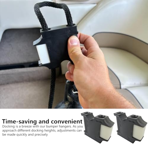 USonline911 Upgraded Boat Fender Hanger for Quick and Precise Dock Height Adjustments, Lasting in Sun & Saltwater Conditions