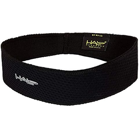 Halo Headband AIR Series - Black - Halo II - Pullover Headband-Patented Lightweight, Absorbent Moisture Wicking Headband - Channels Sweat Away from Your Eyes and Face, One Size Cover