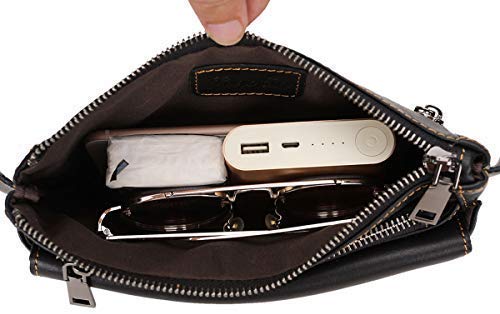 Echtes Leder Bauchtasche Gürteltasche Bumbag Hip Bag Hüfttasche Damen Herren