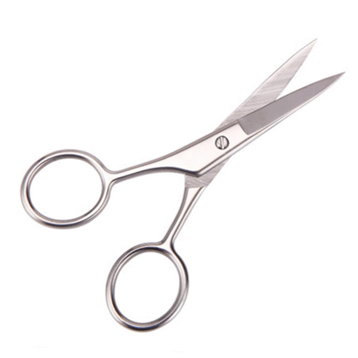 HONMEET Beard Scissors for Men 2 Pcs Mustache Trimming Shears Stainless Steel for Barbershop and Home Use