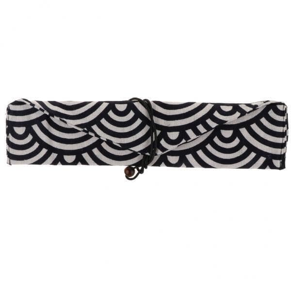 HEAVENGLOW 6xCloth Cutlery Storage Bag Spoon Chopsticks Fork Organizer Pen Pencil Pouch K-image-37