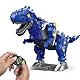 Mycketop assembliertes RC Dinosaurier Spielzeug, Fernbedienung laufender Mecha Dinosaurier mit Sound, STEM DIY Tyrannosaurus Rex Kit, Coole Dino Spielzeug Geburtstagsgeschenk für T Rex Liebhaber