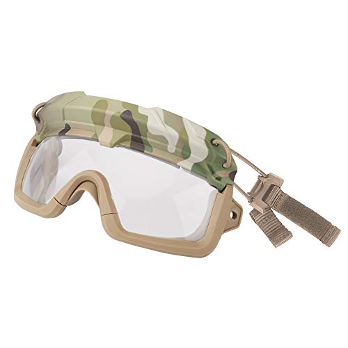 ATAIRSOFT Tactical Anti Fog Safety Protection 2 Modes Goggles Glasses for Airsoft Military