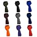 Cherjoury Fashion Warm Fleece Scarf Soft Lightweight Solid Color Autumn Winter Scarves Wraps for Women Men Girls Boys Fluorescent Orange