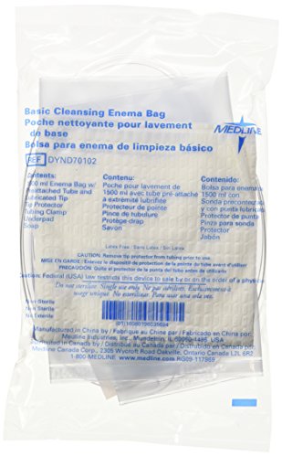 Medline Enema Bag Sets con Abrazadera Deslizante, Tamaño 150 miniatura 3
