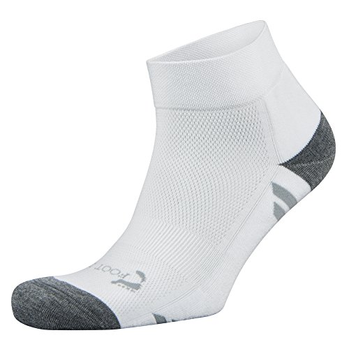 Harbinger Footzen by Balega Quarter, White, Medium, (1-Pair)