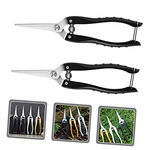 GANAZONO 4 Tesouras De Poda De Jardim Em Aço Inoxidável Galho Preto