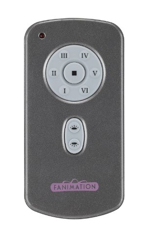 Fanimation Tr31 Traditional Hand Held Dc Motor Remote And Transmitter From Controls Collection In Gray Finish, 4.50X0.30X1.50 #TOP14