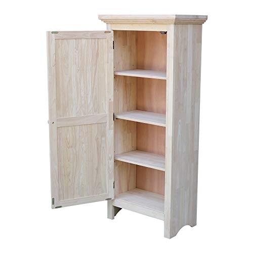 International Concepts Single Jelly Cabinet, 51-Inch, Unfinished #TOP5