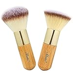 Matto Makeup Brush Set 2 Pieces Face Blush Kabuki Powder Foundation Makeup Brushes for Mineral BB Cream