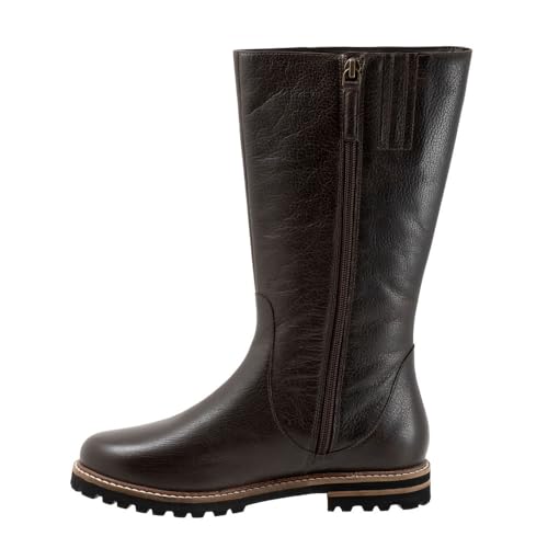 Trotters Women's Franki Boat Shoe, Espresso, 8 Wide4