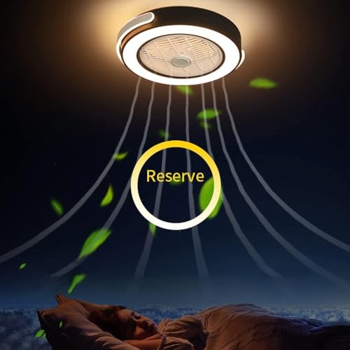 Elegante ventilador invisible con luz LED 7