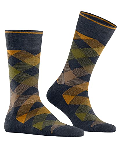 Burlington Newcastle Melange Herren Socken One size fits all (Gr. 40-46) azure (6280), 40-46 Cover