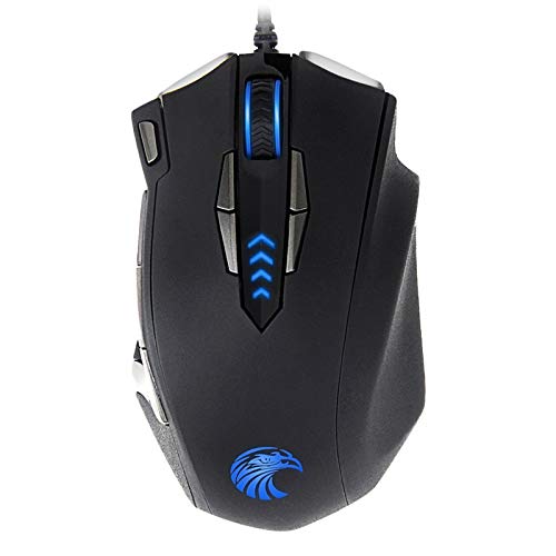 BAIYI Gaming-Maus, Mäusemäuse 4000 DPI MMO/FPS auf Metallbasis Optische Gaming-Maus mit hoher Präzision