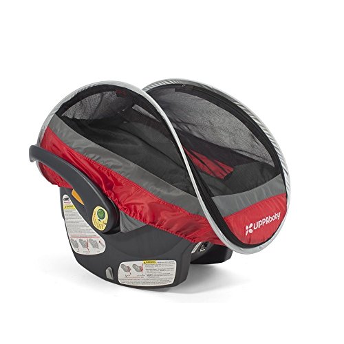 UPPAbaby Sombra para Silla de Auto Infantil, Rojo