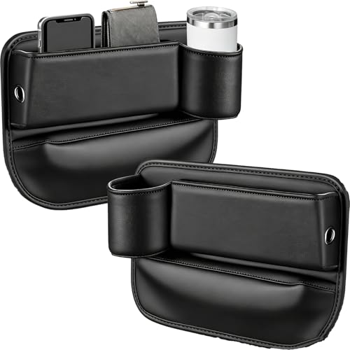 2-Pack Car Seat Gap Filler Organiser Gap Block Pro for Cars Car Gap Fillers in Between Seats Car Travel Accessories for Long Trips Gap Filler Car Organiser Seat Gap Filler