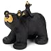 DEMDACO Riding Bearback Black Bear 5 x 6.5 Hand-cast Resin Figurine Sculpture