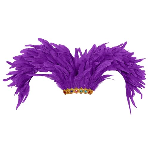 Coiffe plume accessoire tête fête déguisement fantaisie femme