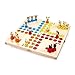 small foot 7358 Ludo "Animaux" en bois, jeu de société pour petits et grands, avec figures animales, à partir de 4 ans