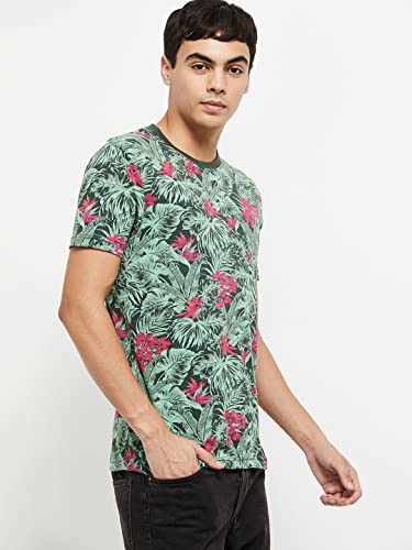 Image of Max Men Printed Ultra Slim Fit T-Shirt
