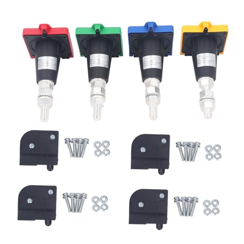 Conector Industrial Circular Hilitand 630A 1000V AC 1500V DC M16 4PCS miniatura 1