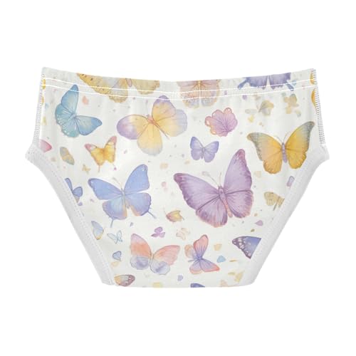 KLL Colorful Butterfly Toddler Boys' Cotton Briefs Breathable Undies2