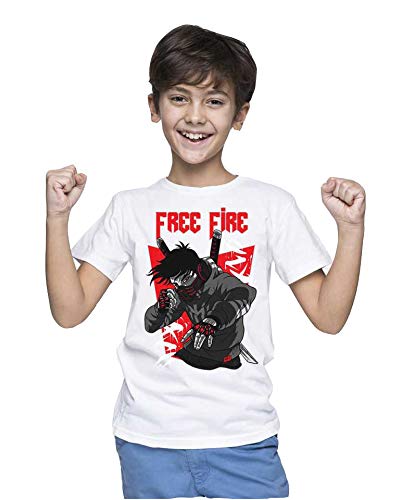 free fire printed t shirt