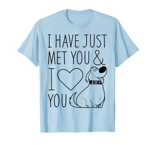 T-shirt col rond Pixar Up Dug imprimé résistant qui ne délave pas