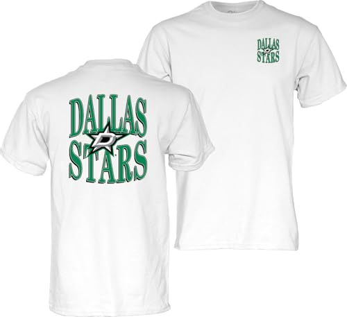 Blue 84 Standard NHL Officially Licensed T-Shirt Front/Back White