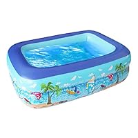 Aufblasbarer Pool, Aufblasbares Planschbecken, Kinderpool,Kinder Planschbecken,Schwimmbecken,Aufblasbare Pool,Aufblasbarer Kinderpool,Babypool,2 Rollen 100 x 70 cm Höhe 28 cm
