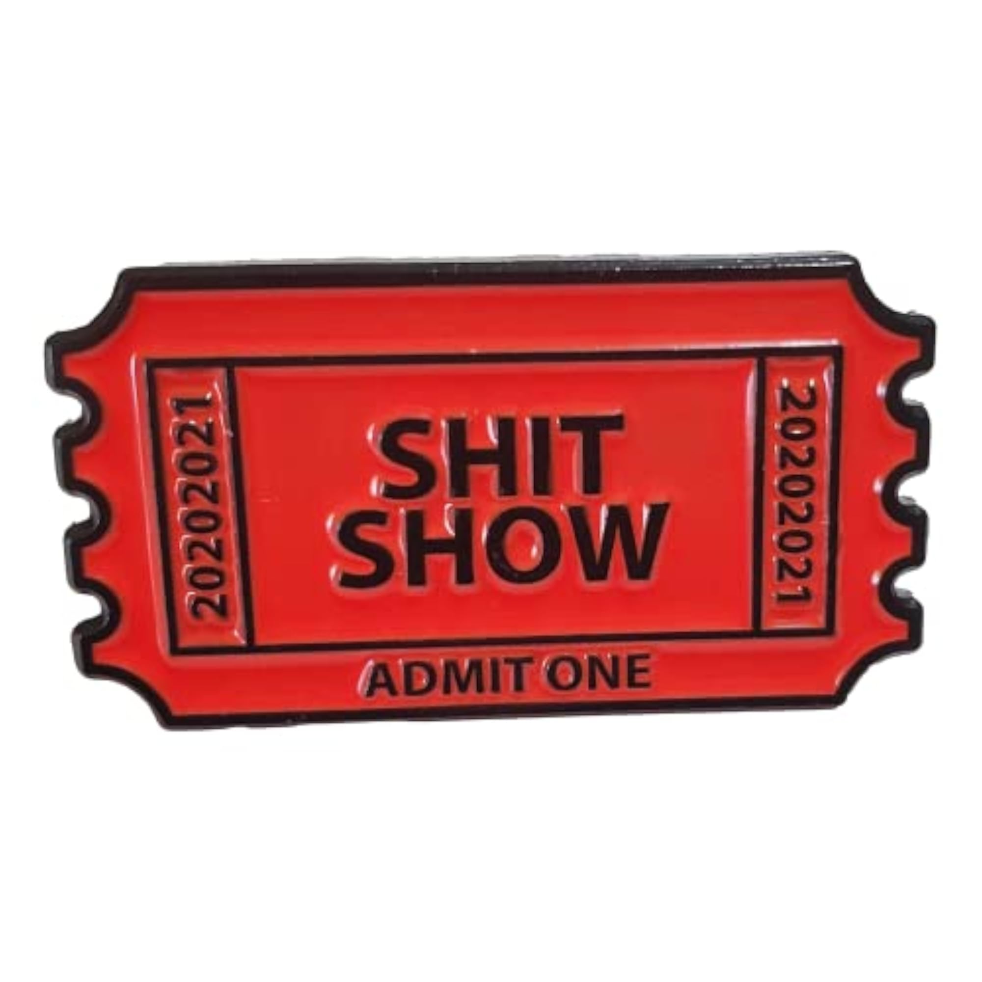 Funny Sarcastic Humor Enamel Needle Pin, 1.25 Inch