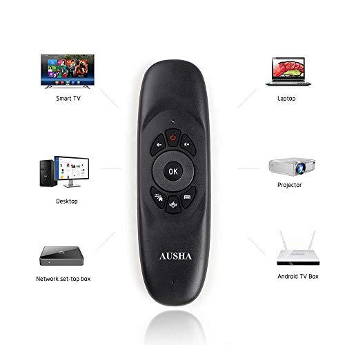 Image of Universal TV Remote Air Mouse, Wireless Keyboard Fly Mouse 2.4GHz Connection Air Remote Keyboard Mouse for Android TV Box /PC /Smart TV /Projector /HTPC /All-in-one PC /TV