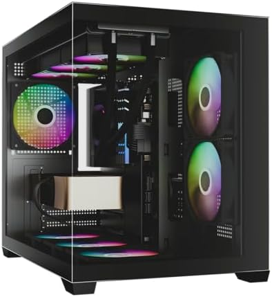KAIROS BLAKE Pc Gaming i7 12700F 12 Core fino a 4.90GHz, RTX 5060 8GB, RAM DDR4 32GB, SSD NVMe 1000GB, Dissipatore liquido 360mm, Win 11 Pro, Pc desktop
