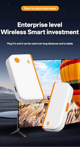 Image of Aeoss USB Type C Wireless HDMI Extender Kit, 5G Wireless Display Dongle 1080P HD, 50m Range, Plug & Play Video Transmitter and Receiver for Android, MacBook, iPad, No Internet No Router Required